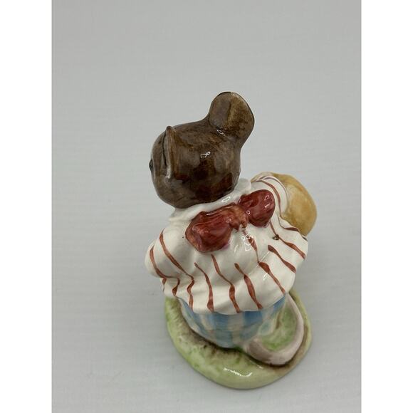 Vintage Beswick Beatrix Potter 1948 "Mrs Tittle Mouse" Porcelain Figurine RARE - Picture 5 of 10